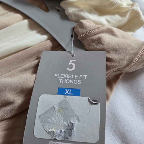 Essentials Rene Rofe Multi-Color Thong Set Size XL New - Picture 12 of 12